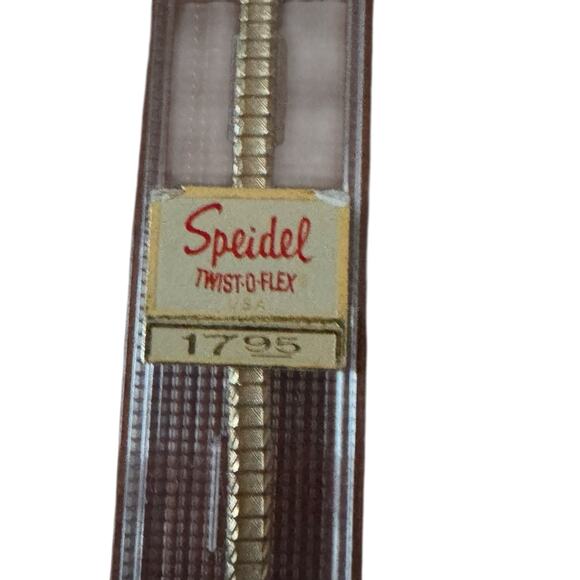Speidel Gold Tone Stainless Steel 8 mm TwistOFlex Lady Watch Band 738/32 NEW - Picture 2 of 4